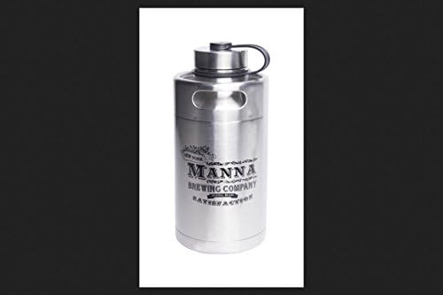 Manna64 oz. "Manna Brewing Co." Insulated Bottle Silver