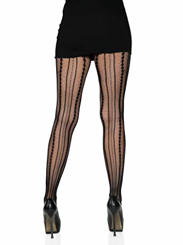 Image of Leg Avenue Women's Pattern Tights, Breathable Stretchy Fit With No-pinch Waistband
