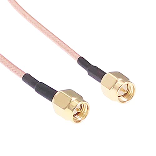 2pcs RF Coax Handheld Antenna Cable SMA Male to UHF SO-239 Female 6in Connectors miniatura 5