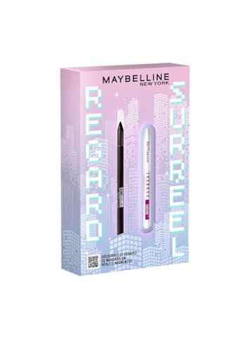 Maybelline New York - Coffret Regard Surréel - 1x Mascara Effet Extension de Cils (10 ml) & 1x Crayon Gel Waterproof (1,3 ml) - Maquillage Longue Tenue -...