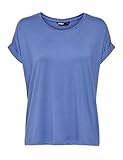 sky blue blouse outfit Blusa de Manga Corta ONLY Onlfirst One Life Ss Solid Top Noos Wvn, Camiseta Mujer, Azul (Cashmere Blue), 34