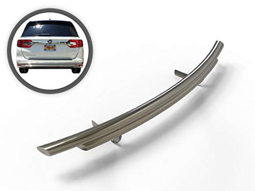 VANGUARD VGRBG-1039-1805SS Stainless Steel Double Layer Rear Bumper Guard | Compatible with 18-25 Honda Odyssey