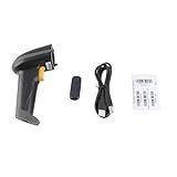 Almeigrity 2,4-GHz-Funk-Handscanner mit Empfänger und USB-Kabel für Supermärkte, Bibliotheken, Expressdienste, Einzelhandelsgeschäfte und Lagerhallen