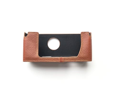 Étui cuir Minolta SRT101 fabriqué main maroquinerie haut de gamme pour boîtier photo