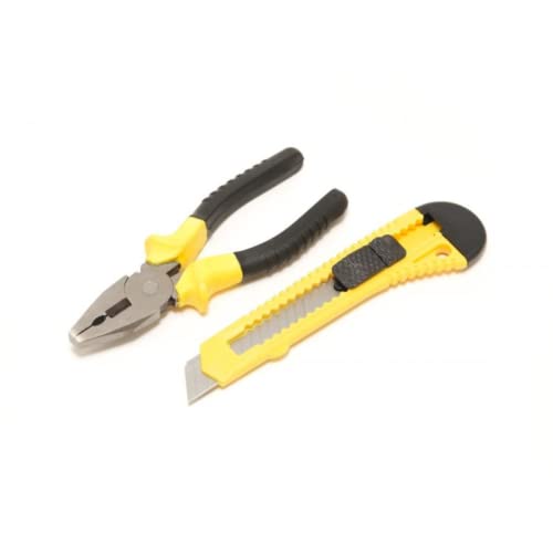Image of WMC Tool Set 41 Pieces Screwdriver Pliers, Combination Tools, Allen Key, Knife, Tape Measure