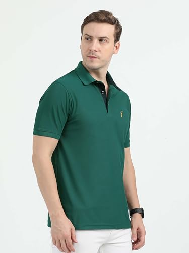 Image of STELLERS Men's Premium Regular Fit Polo T-Shirt's |Feather Touch Feel | Odour Resistant| Anti-Static| Wrinkle Free | Quick Dry | Stretchable | Lightweight | Sweat-Proof