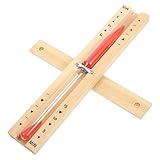 NOLITOY Sauna Sanduhr Holz Minuten Timer Saunazubehör Dekorativer Ablesbarer Sauna Raum Sanduhr mit Glatter Oberfläche und Langlebigem Glas für Dampfbad und Saunaraum