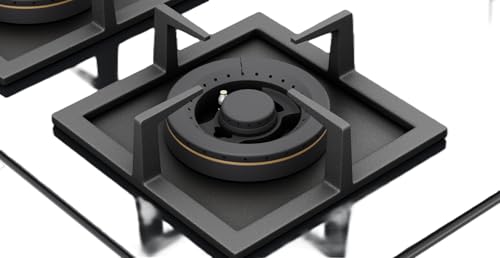 Havells Regio Built-in-HOB 4 Brass Burner LPG Gas Stove | Removable Drip Tray | Soft Touch, Ergonomically Designed Knobs | 2 Years Comprehensive... - Image 6