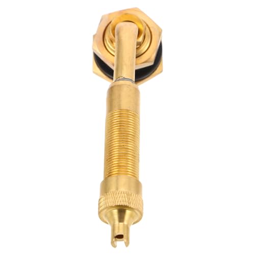 ELEOUTI Tige de Soupape Tubeless en Cuivre pour Pneus de Véhicules Lourds Trj65003, Structure à Cavité, Compatible Engins de Chantier et Matériel Forestier