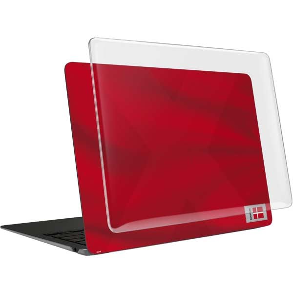 Skinit Laptop Case Plus Skin Compatible with MacBook Air 15in (2023) - Officially Licensed Denmark Soccer Flag Design