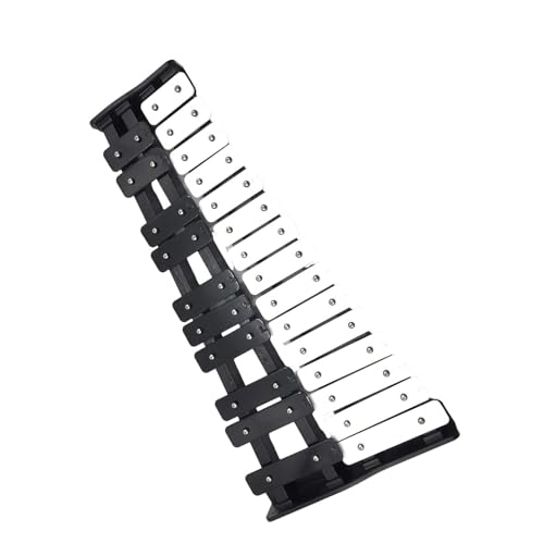 QTRDFGE Glockenspiel For Beginner 25 Note Black And White Glockenspiel Xylophone Percussion Instrument For Beginners