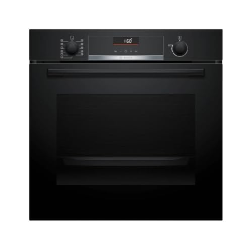 Bosch - Four, série 6, fonction AirFry, recettes pré-programmées, noir, HBG536EB4