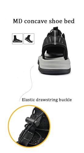 Men’s Sport Outdoor Hiking Sandals Closed Toe Athletic Adventure Beach Fisherman Water Sandals3