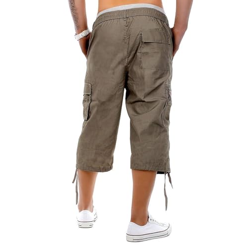 Short cargo homme 7/8 anti transpirant pour randonnée et loisirs extérieurs