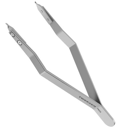 Watch Spring Bar Tool 7825 Spring Bar Tweezers Lug Removal Fitting Tool (Silver)