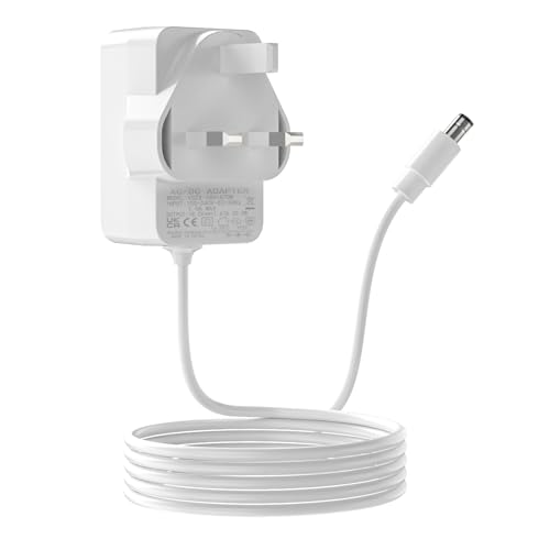 30W Power Adapter for Echo Show 8, Echo Show 10, Echo Show 15, Echo Show 21, Echo(3./4. Gen), Echo Show (2. Gen.), Echo Plus (2. Gen) Charger, 1.5M Power Cord, White