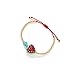 XIUBOSHI Trendy Enameled Heart and Crucifix Bead with Secure Clasp Adjustable Wristchain for Teens and Adults Fashionable All