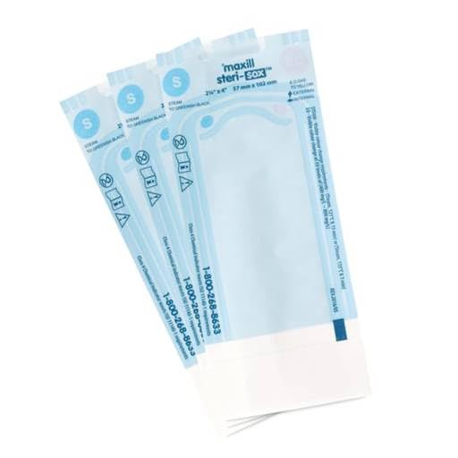 Maxill 60040 Steri-Sox Self Sealing Sterilization Pouches 2.25 X 4 200/Bx