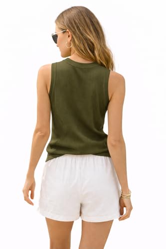 Image of V TOWN Polycotton Regular Fit Round Neck Sleeveless Tshirt for Women & Girls | Super Soft & Comfortable | Stylish & Elegant T-Shirt for Casual Outings, Parties, Office,Travel & Gift