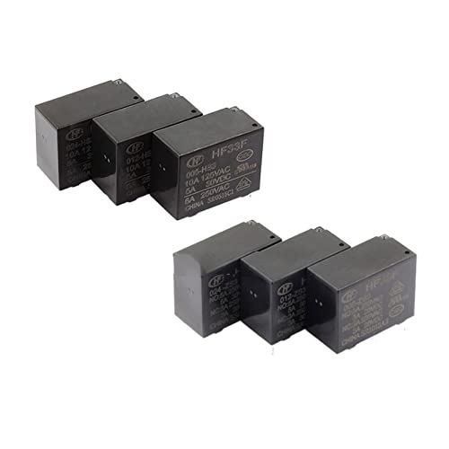 Relais de puissance JZC-33F HF33F boîtier étanche 5A 250VAC contacts haute conductivité