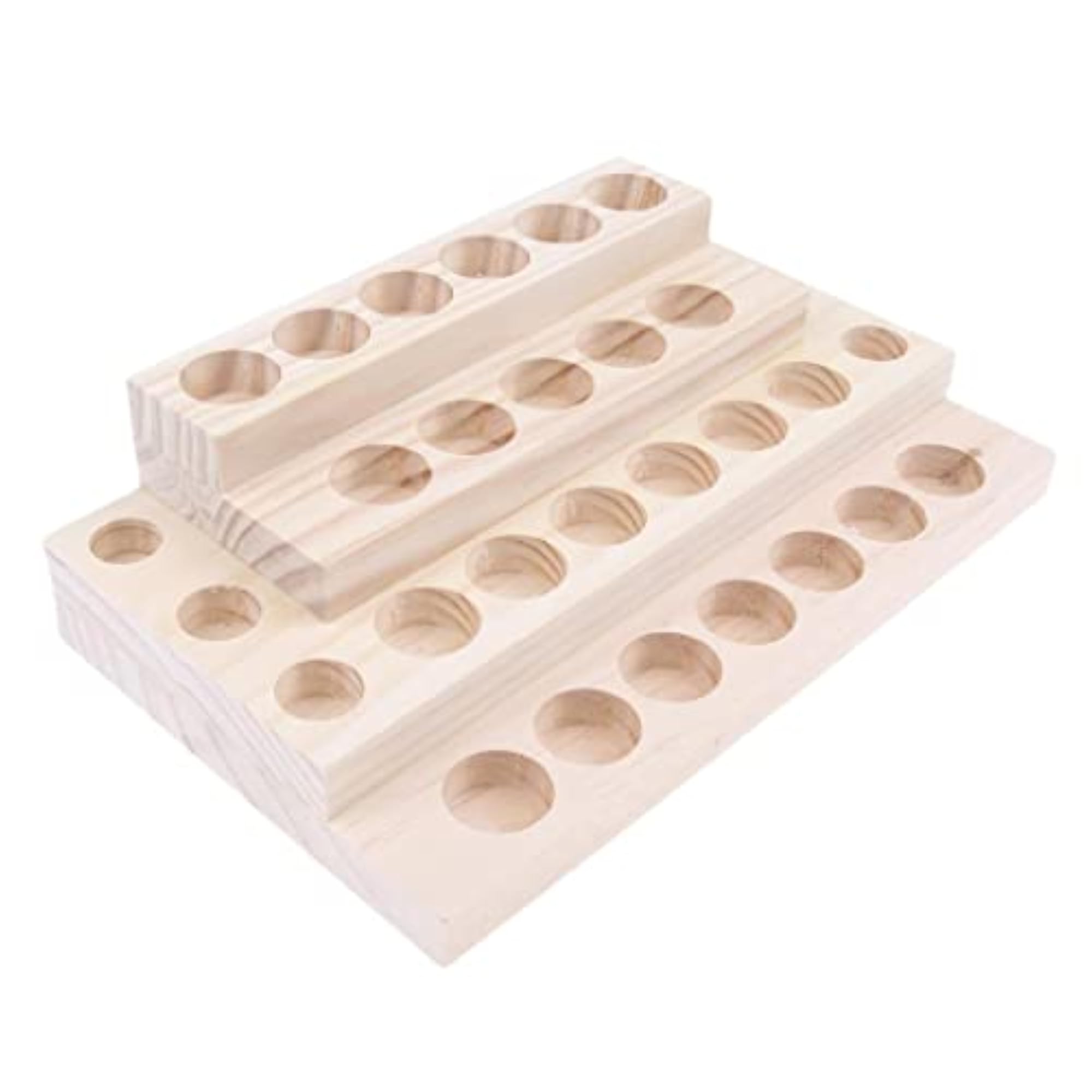 Wooden Essential Oil Holder Display Storage Rack