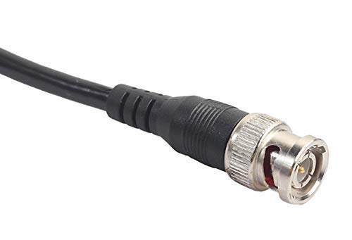 Eatech Multifunction Combination Test Cable Wire BNC Pin Male Plug to Dual Alligator Clip Oscilloscope Test Probe Lead (1 Meter / 100 cm) - Black - Image 5 thumbnail
