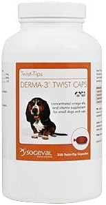 Derma-3 Twist Caps For Small Dogs & Cats, 250 Capsules : Amazon.co.uk ...
