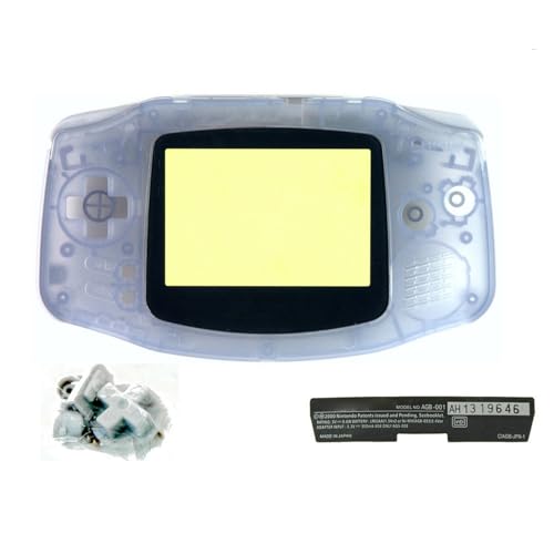CHICHIYANG Coque de rechange pour console de jeu Nintendo Game Boy Advance Bleu transparent
