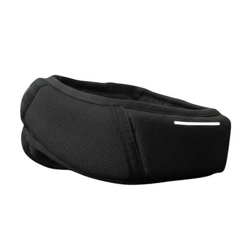 Guardian Loop - Soft-Shell Non-Tackle Headband for Multiple Sports - Comfortable Breathable & Moisture Wicking - Use for 7v7 Flag Football Field Hockey & Cheerleading - Black Small