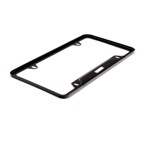 Marco de matrícula original Porsche negro mate ideal para renovar el aspecto exterior 4