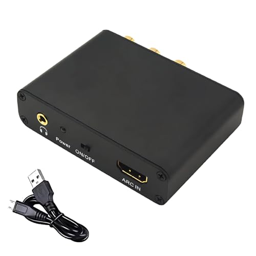 Machify Arc Audio Extractor, arco a audio óptico de 192 Khz, convertidor de canal con salida de fibra coaxial de 3,5 mm, alimentado por USB