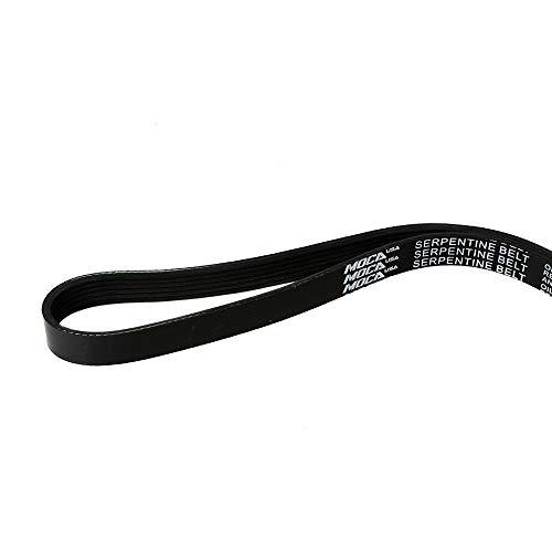 MOCA EPDM 6PK1400 Belt Compatible with 2006-2007 for Mercury Mariner 2.3L & for Mazda Tribute & for Dodge Stratus & for Ford Escape 2.3L