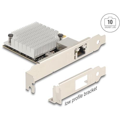 Tarjeta de Delock 90758 PCI Express 10 GbE RJ45 Jumbo Frames - vue 3