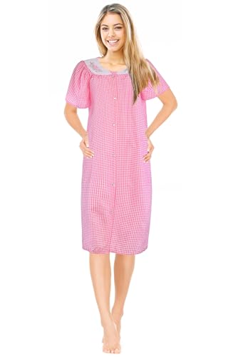 Robe de maison avec poches fluide contre la transpiration