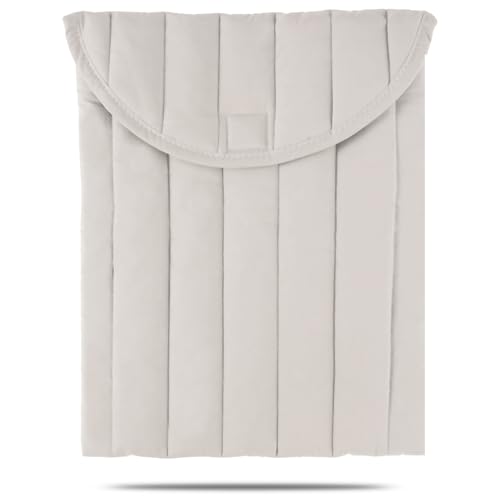 Funda hinchada para laptop de 11 a 12 pulgadas gris bolsa protectora para iPad 10