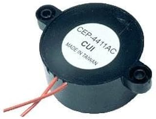 Audio Indicators & Alerts Buzzer, 41.8mmround, 222mmdeep, P, 2.8kHz, 110V, wireleads, drivingcircuit