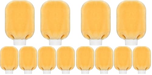 Remerry 6 Pcs Painters Mitt Painters Tool Dusting Gloves Deck Stain Applicator for Painting Cleaning Dusting