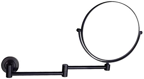 Miroir de rasage pivotant double face avec bras rétractable facile à installer - 2