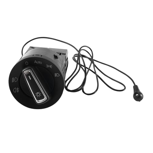Interruptor de luz de faro compatible con VW Passat Polo Transporter T5 5