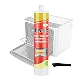 300ml Heat Resistant Glue - High Temperature Oven Sealant, Strong Silicone Adhesive for Repairs | Strong Bond Sealant, Reliable Waterproof Bonding for Fireplace, Stove, or Industrial Panel Maintenance