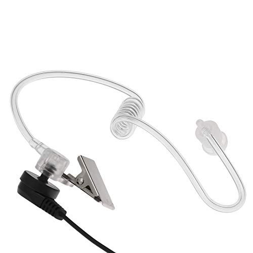 Fone de ouvido de rádio, Romacci Walkie Talkie Heaphones Fone de ouvido com tubo de ar acústico e Bi
