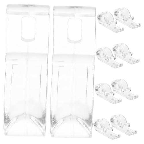 CLISPEED 10 Piezas Gancho para Cortinas Enrollables Gancho de Fijación para Cadena de Cortina Clips Resistentes de Pom para Persianas y Estores Accesorios Prácticos para Seguridad y