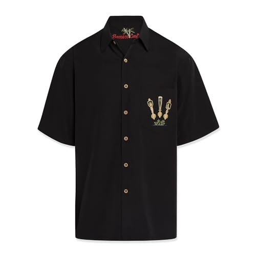 Bamboo Cay Weekend Edition Men's Regular-Fit Short Sleeve Casual Embroidered Shirt2