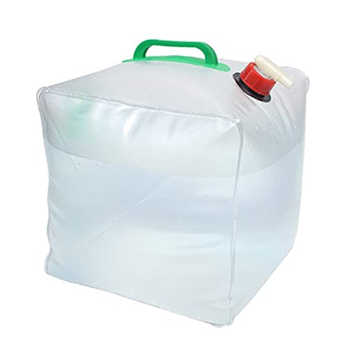 SOOJET Bidón de Agua Plegable, Bolsa de Agua Potable Portátil Depósito de Agua Contenedores con Grifo Recipiente de Agua para Camping, Senderismo, Escalada u Otras Actividades al Aire Libre - 20 L Cover