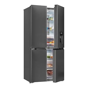 Exquisit Multi-Door Kühl-Gefrierkombination MD430-100-WS