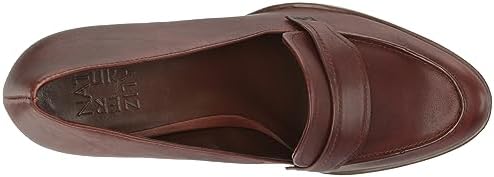 Naturalizer Womens Amble Block Heel Loafer Coffee Bean Brown Leather 7 M | Image 4