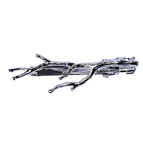 LZIYAN Tie Clips Antlers Shape Classic Tie Clips Suitable for Wedding Anniversary Business and Daily Life Tie Decoration for Men