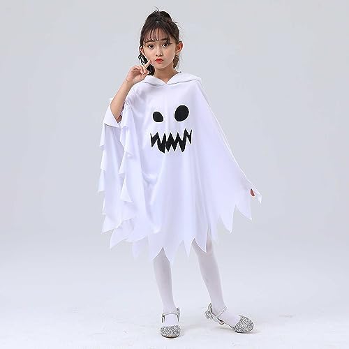 Girls Warm Jacket Children's White Glowing In Night Cloak Halloween Party Dressing Xmas Gifts3