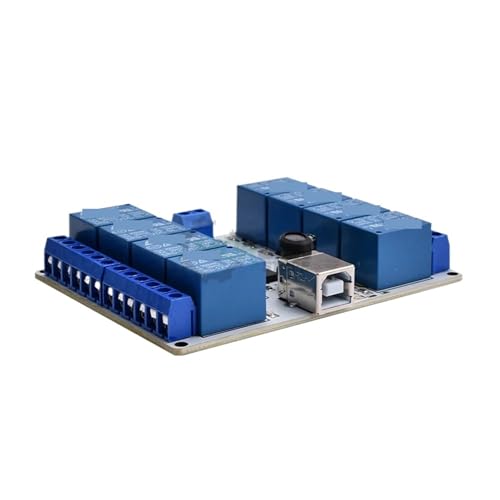 Module relais USB 8 canaux 12V DC avec circuits imprimés haute stabilité