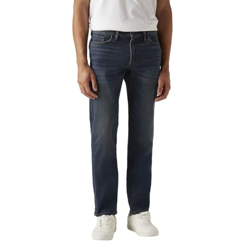 Image of Men's 511 Dark-Blue Slim Fit Mid Rise Jeans
